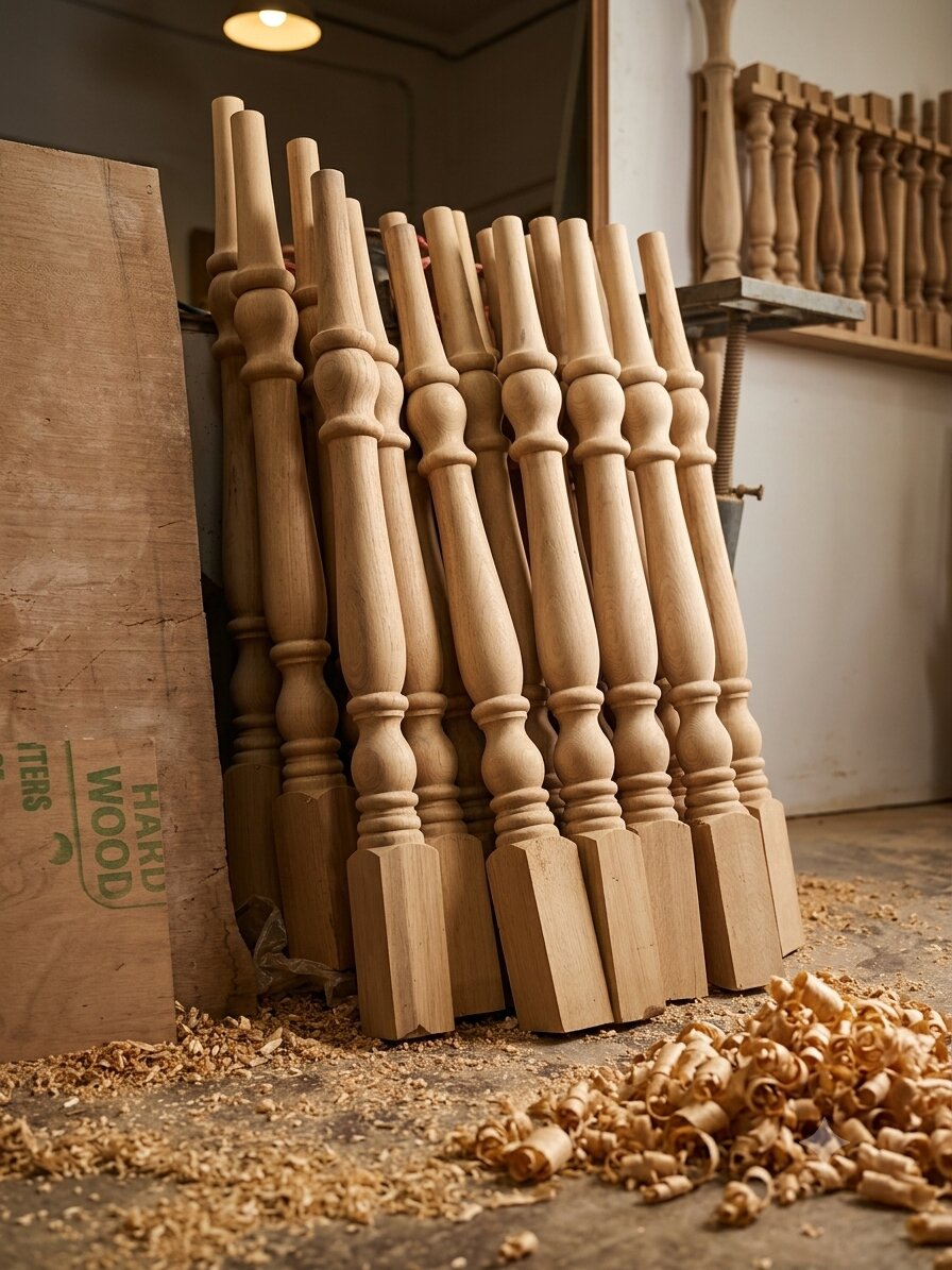 Turned balusters